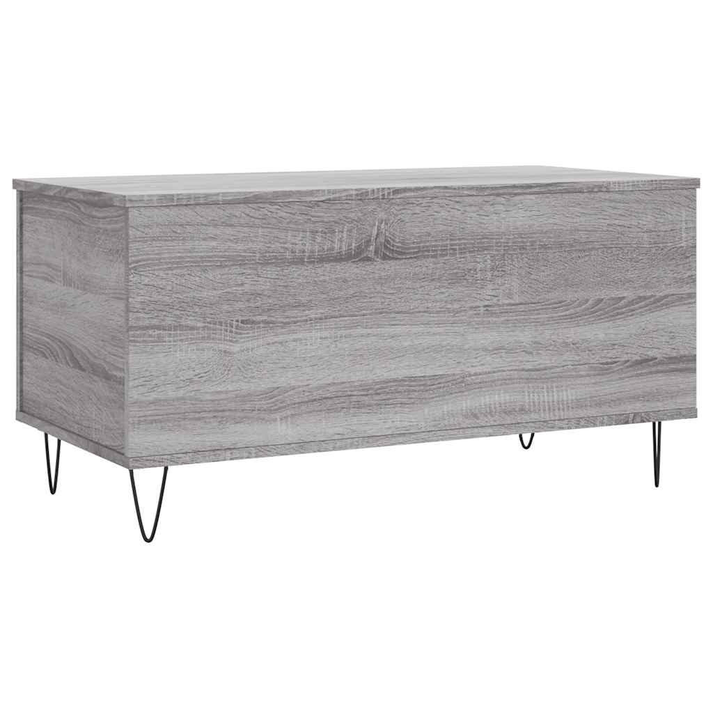 Tavolino Salotto Grigio Sonoma 90x44,5x45 cm Legno Multistrato | homemem39