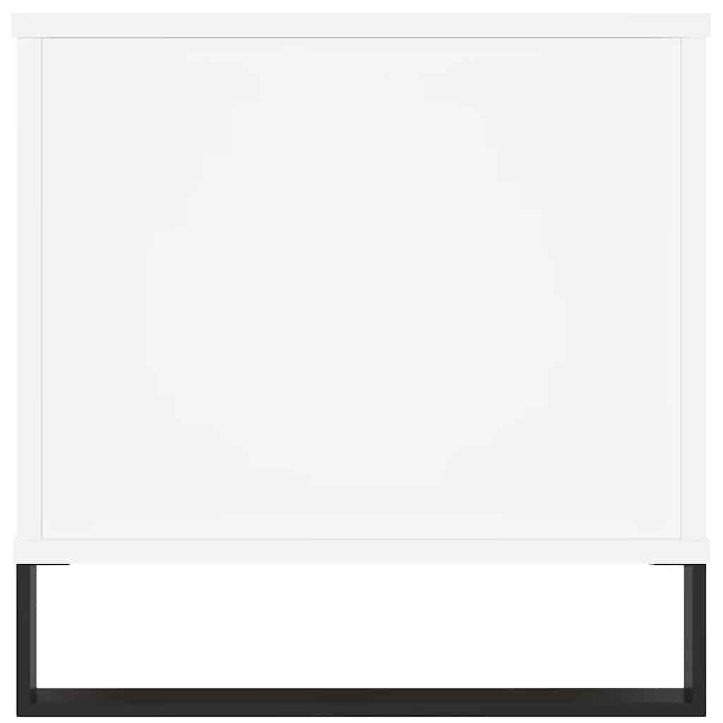 Tavolino da Salotto Bianco 90x44,5x45 cm in Legno Multistrato | homemem39