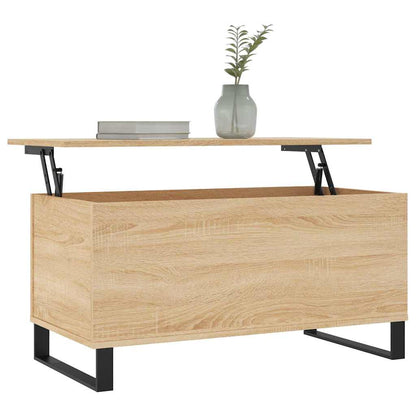 Tavolino Salotto Rovere Sonoma 90x44,5x45 cm Legno Multistrato | homemem39