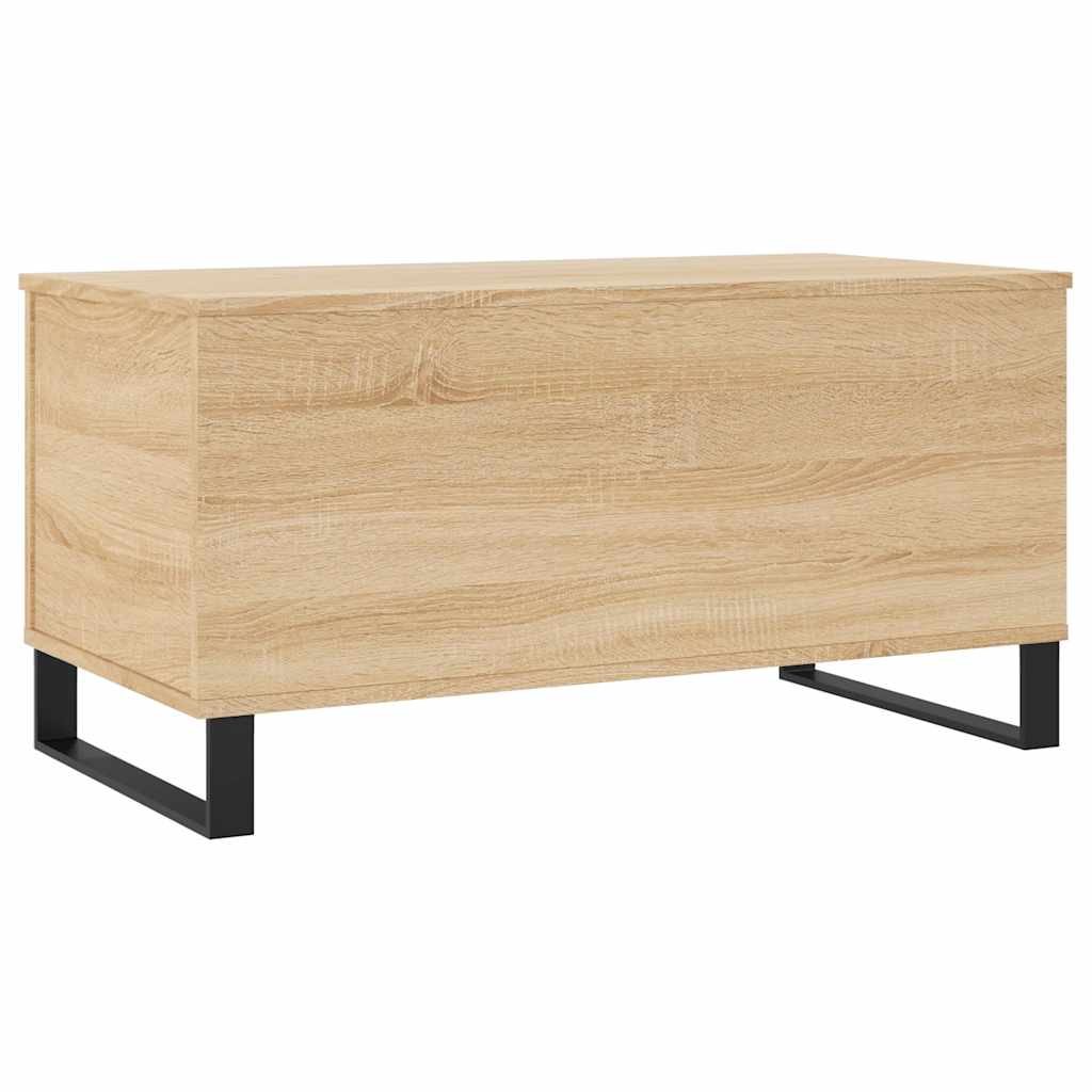 Tavolino Salotto Rovere Sonoma 90x44,5x45 cm Legno Multistrato | homemem39