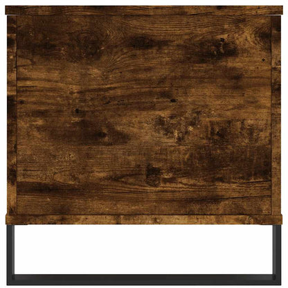 Tavolino da Salotto Rovere Fumo 90x44,5x45 cm Legno Multistrato | homemem39