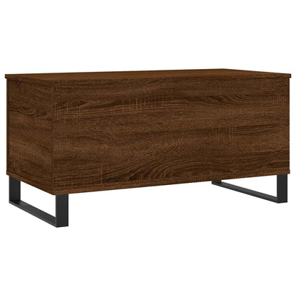 Tavolino Salotto Rovere Marrone 90x44,5x45 cm Legno Multistrato | homemem39