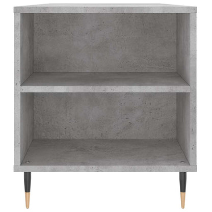 Tavolino Salotto Grigio Cemento 102x44,5x50cm Legno Multistrato | homemem39