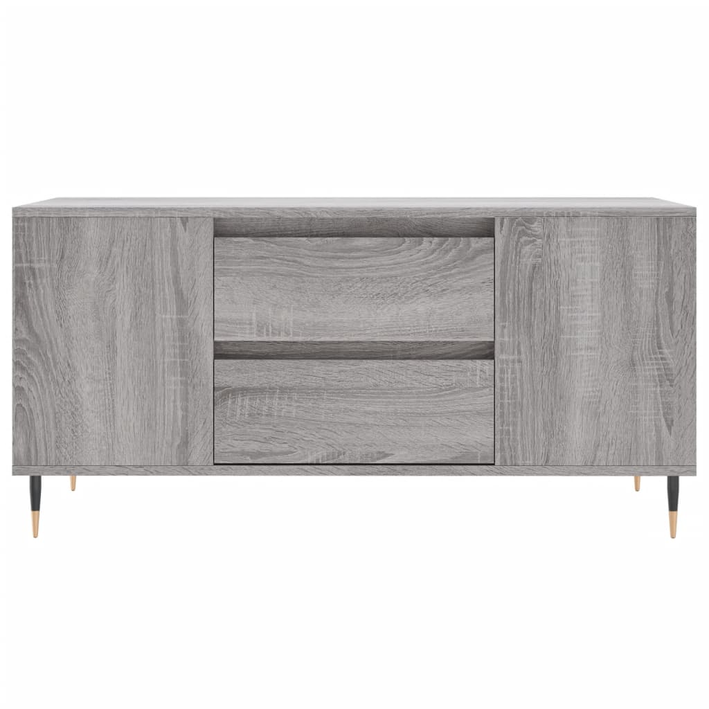Tavolino Salotto Grigio Sonoma 102x44,5x50 cm Legno Multistrato | homemem39