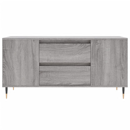 Tavolino Salotto Grigio Sonoma 102x44,5x50 cm Legno Multistrato | homemem39