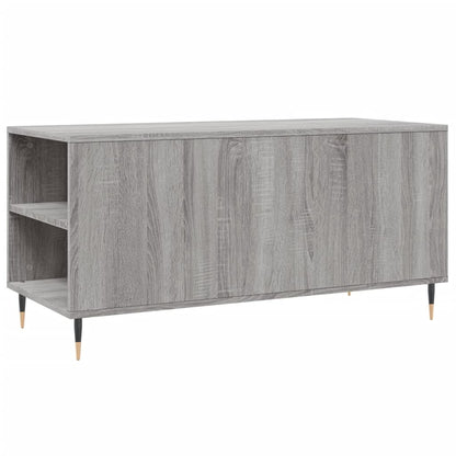 Tavolino Salotto Grigio Sonoma 102x44,5x50 cm Legno Multistrato | homemem39