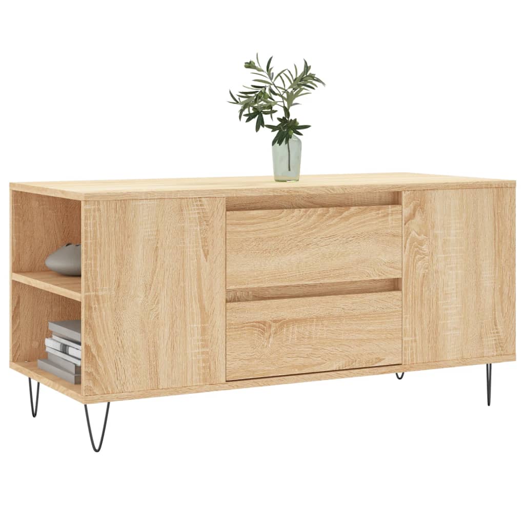 Tavolino Salotto Rovere Sonoma 102x44,5x50 cm Legno Multistrato | homemem39