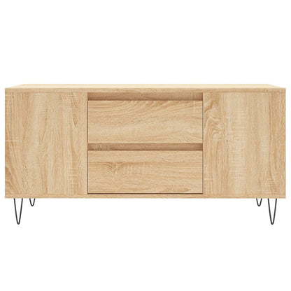 Tavolino Salotto Rovere Sonoma 102x44,5x50 cm Legno Multistrato | homemem39