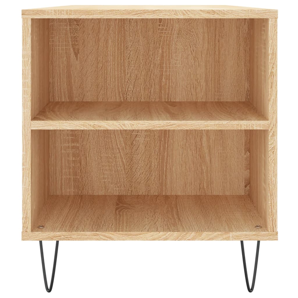 Tavolino Salotto Rovere Sonoma 102x44,5x50 cm Legno Multistrato | homemem39