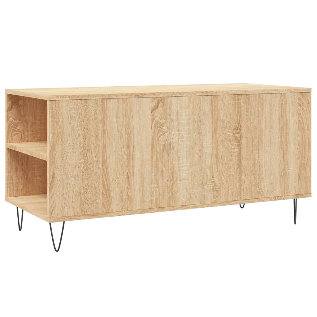 Tavolino Salotto Rovere Sonoma 102x44,5x50 cm Legno Multistrato | homemem39