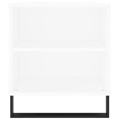 Tavolino da Salotto Bianco 102x44,5x50 cm in Legno Multistrato | homemem39