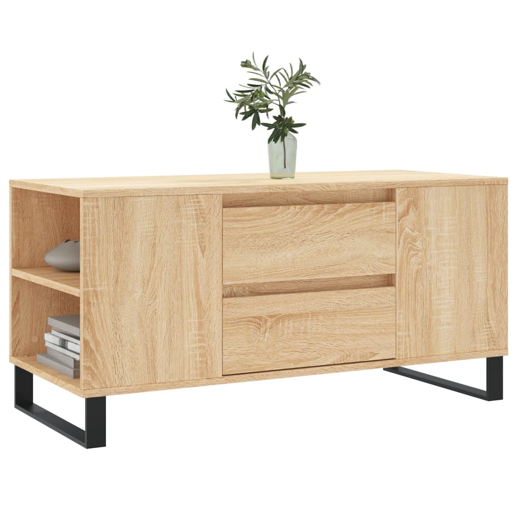 Tavolino Salotto Rovere Sonoma 102x44,5x50 cm Legno Multistrato | homemem39