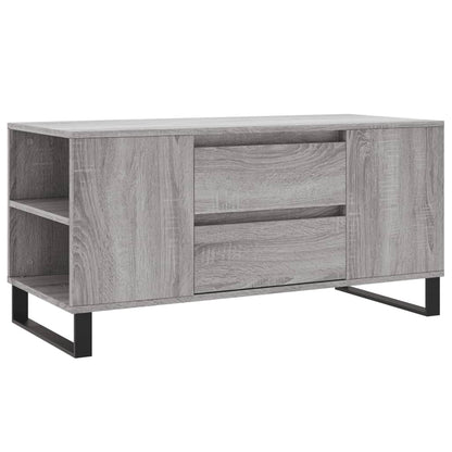 Tavolino Salotto Grigio Sonoma 102x44,5x50 cm Legno Multistrato | homemem39