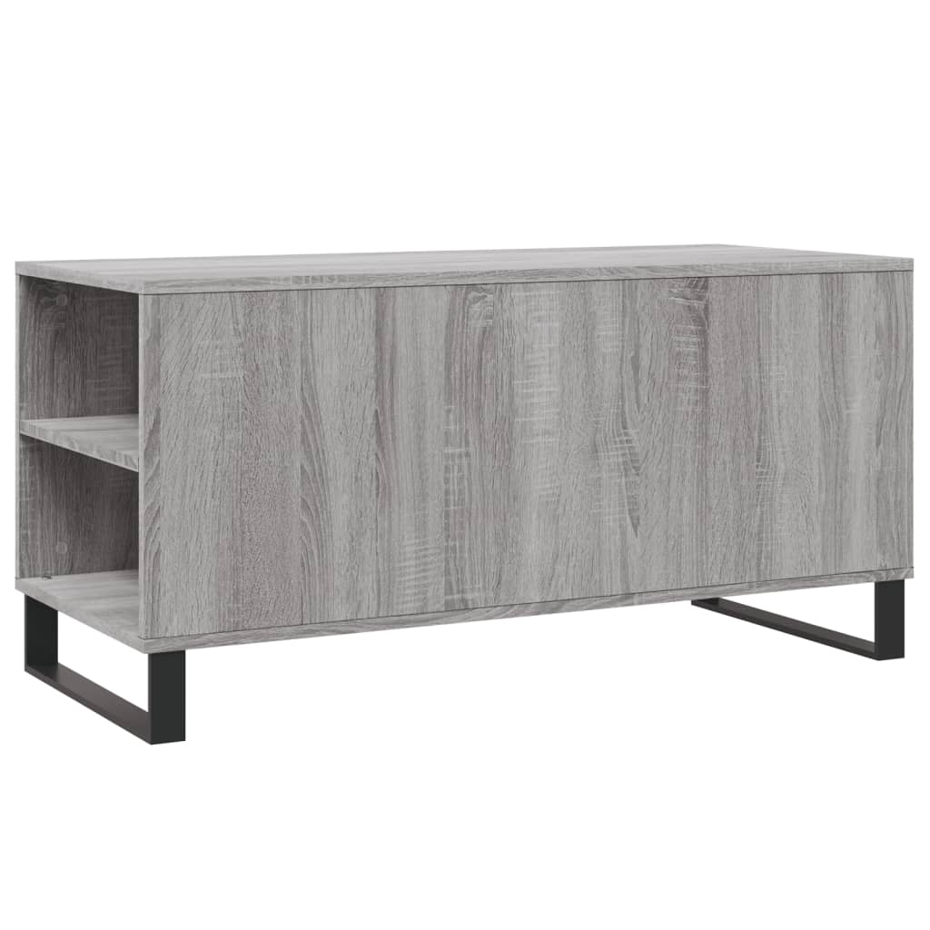 Tavolino Salotto Grigio Sonoma 102x44,5x50 cm Legno Multistrato | homemem39