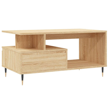 Tavolino da Salotto Rovere Sonoma 90x49x45 cm Legno Multistrato | homemem39