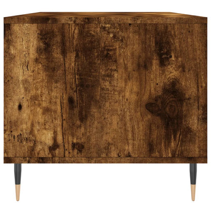 Tavolino da Salotto Rovere Fumo 90x49x45 cm Legno Multistrato | homemem39