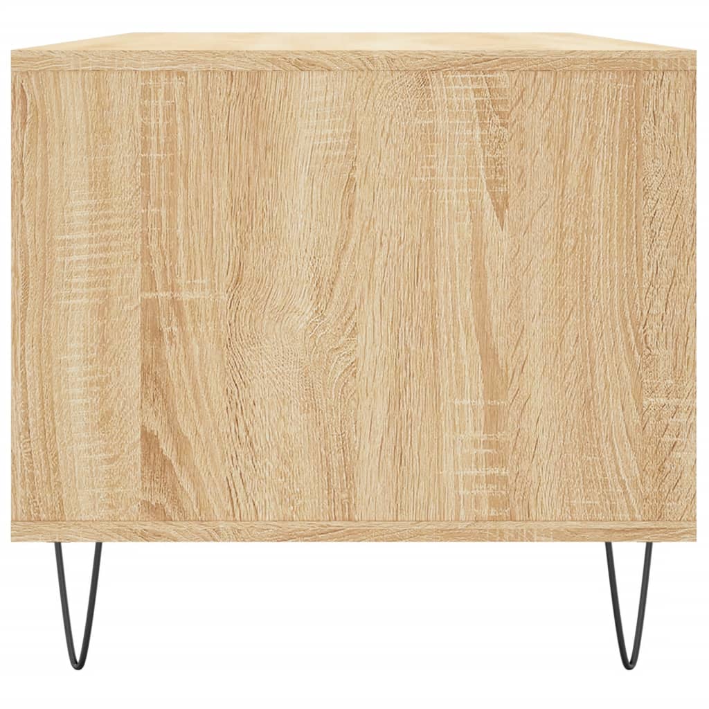 Tavolino da Salotto Rovere Sonoma 90x49x45 cm Legno Multistrato | homemem39