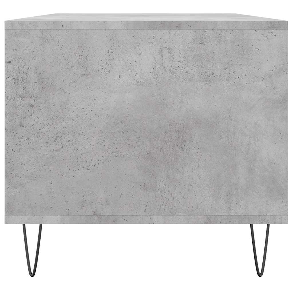 Tavolino Salotto Grigio Cemento 90x49x45 cm Legno Multistrato | homemem39