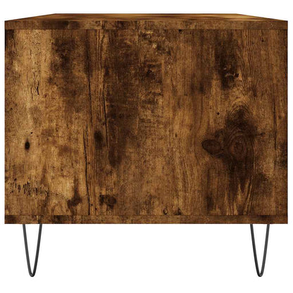 Tavolino da Salotto Rovere Fumo 90x49x45 cm Legno Multistrato | homemem39
