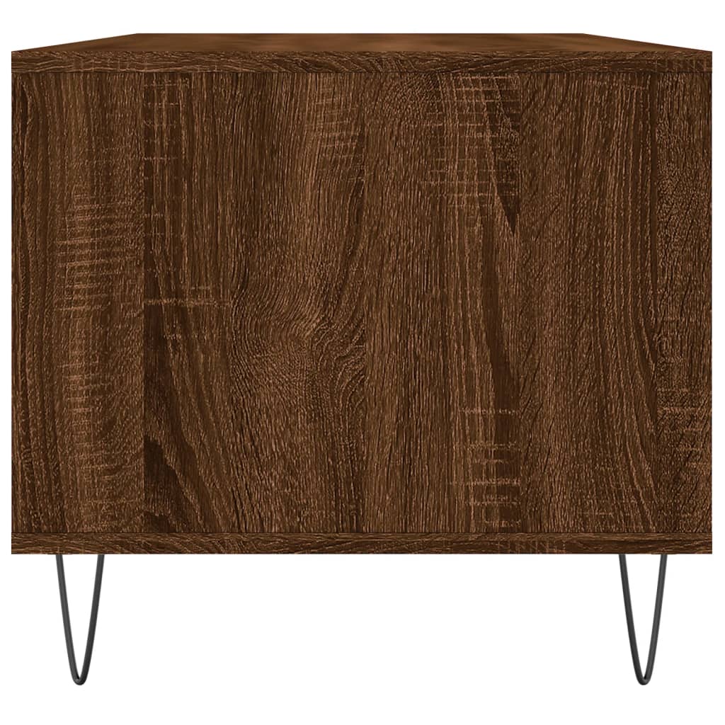 Tavolino Salotto Rovere Marrone 90x49x45 cm Legno Multistrato | homemem39