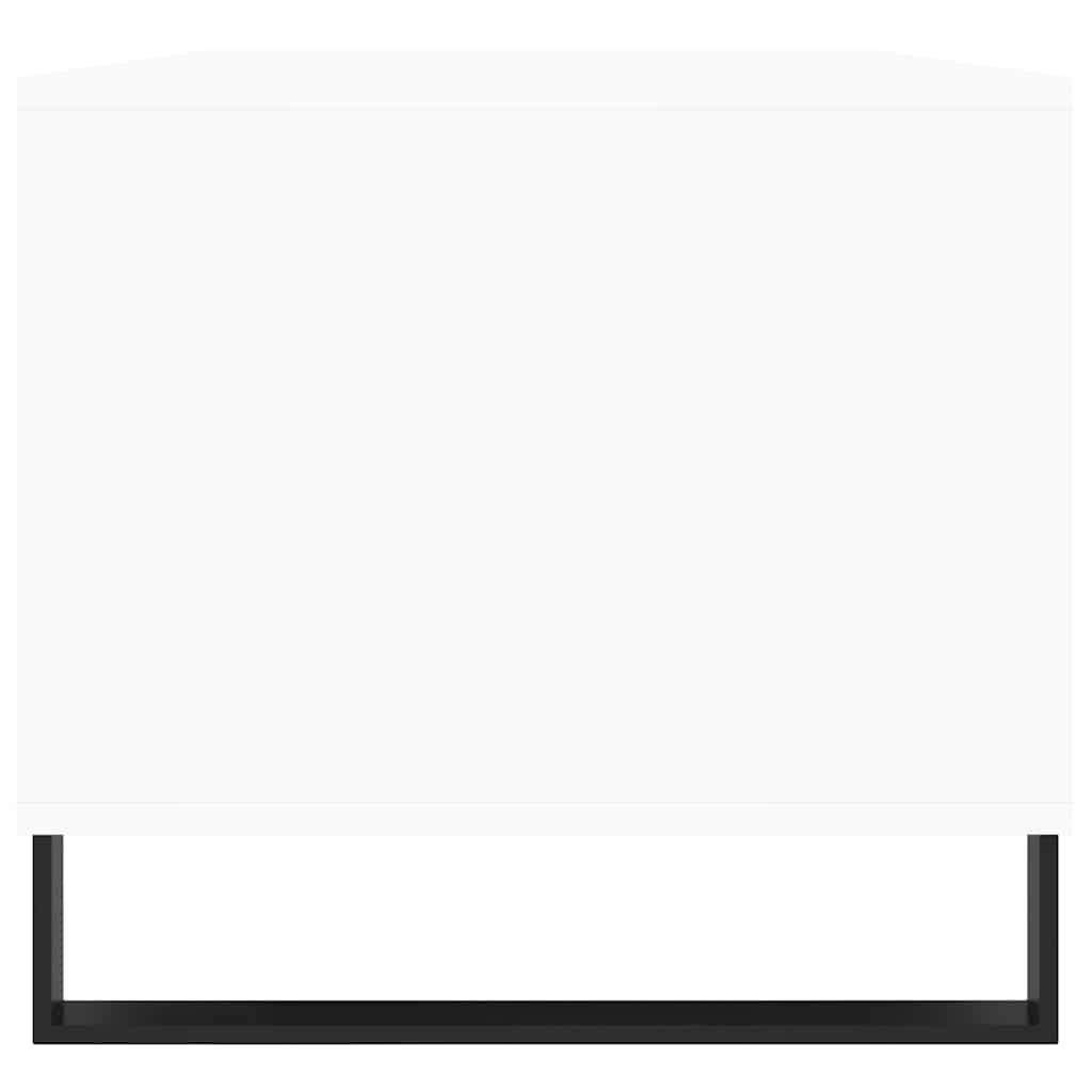 Tavolino da Salotto Bianco 90x49x45 cm in Legno Multistrato | homemem39