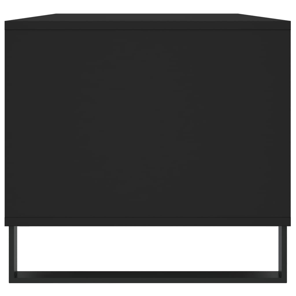 Tavolino da Salotto Nero 90x49x45 cm in Legno Multistrato | homemem39