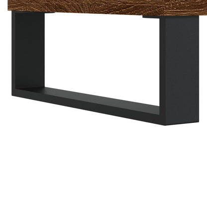 Tavolino Salotto Rovere Marrone 90x49x45 cm Legno Multistrato | homemem39