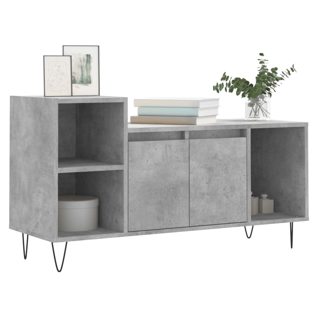 Mobile per TV Grigio Cemento 100x35x55 cm Legno Multistrato - homemem39
