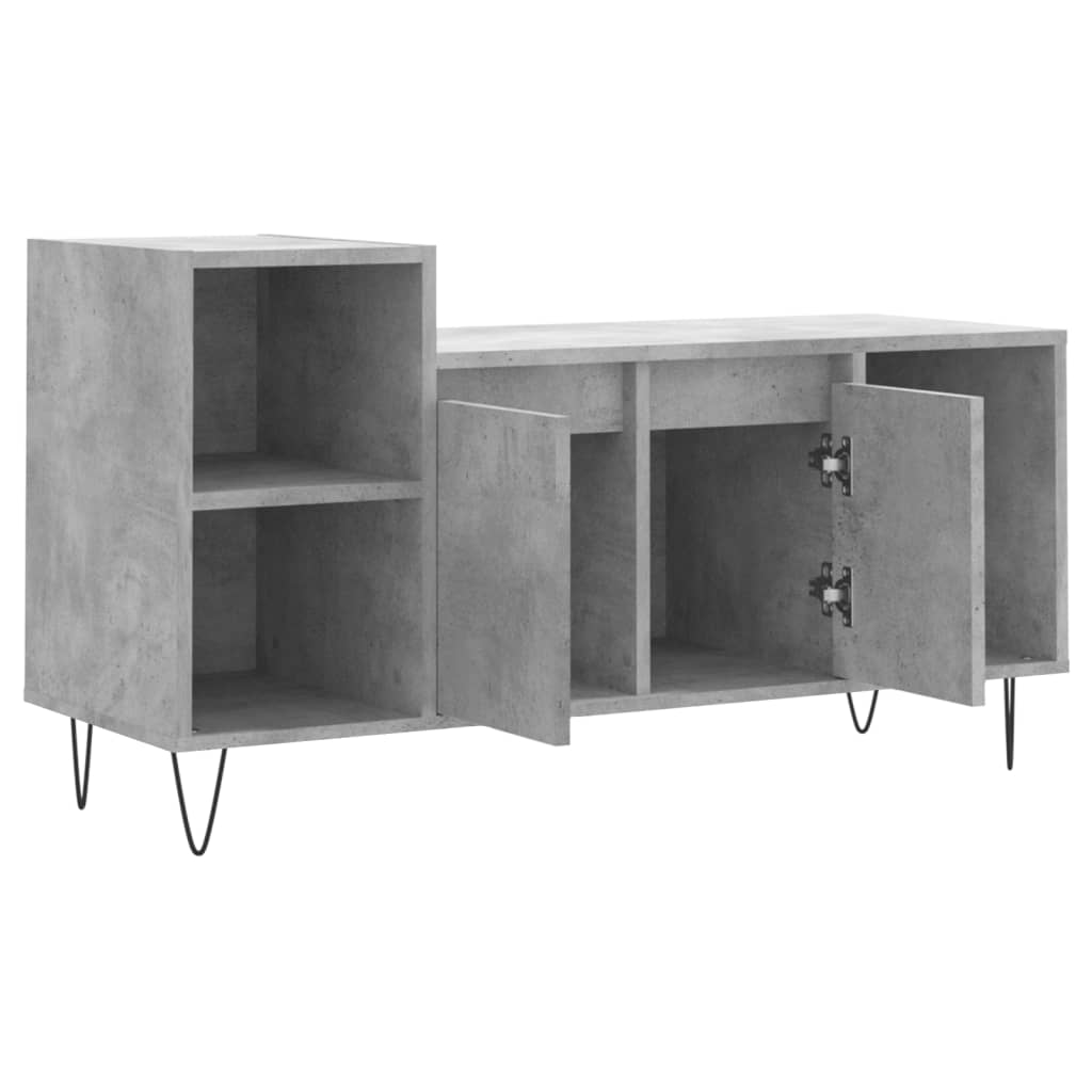 Mobile per TV Grigio Cemento 100x35x55 cm Legno Multistrato - homemem39