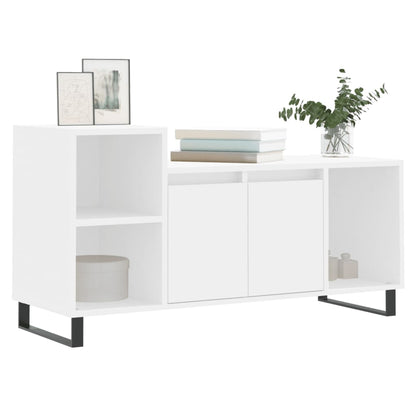 Mobile Porta TV Bianco 100x35x55 cm in Legno Multistrato - homemem39