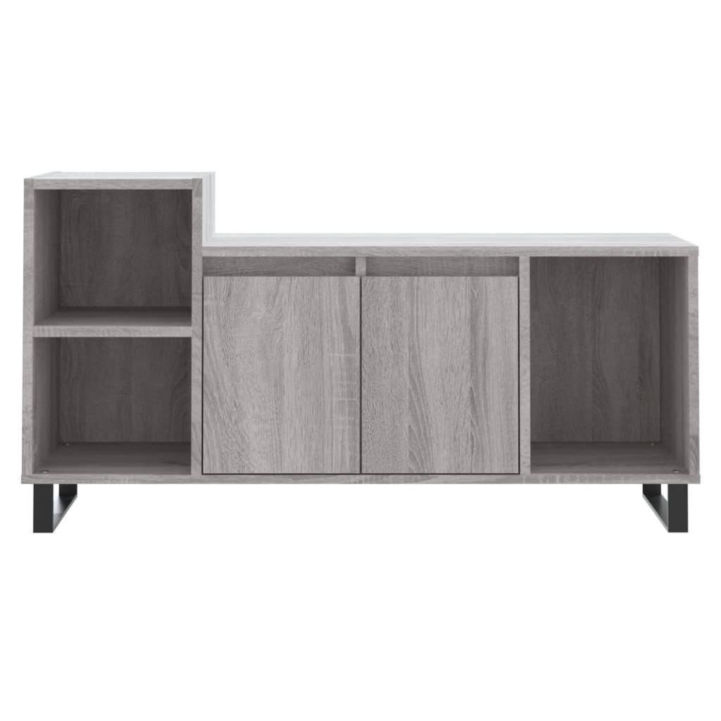 Mobile TV Grigio Sonoma 100x35x55 cm in Legno Multistrato - homemem39