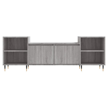 Mobile TV Grigio Sonoma 160x35x55 cm in Legno Multistrato - homemem39