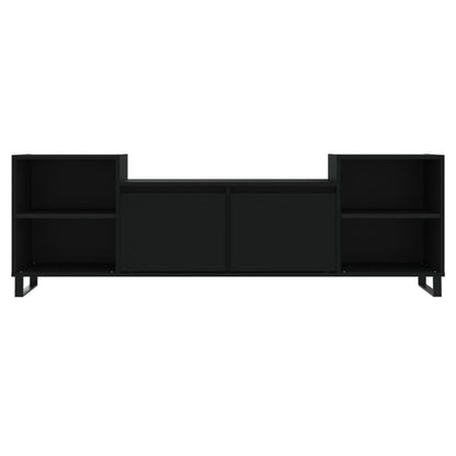 Mobile Porta TV Nero 160x35x55 cm in Legno Multistrato