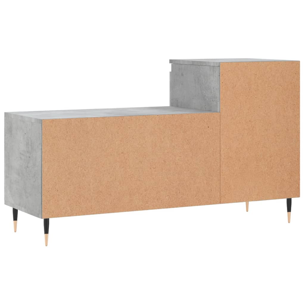 Scarpiera Grigio Cemento 102x36x60 cm in Legno Multistrato - homemem39