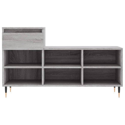 Scarpiera Grigio Sonoma 102x36x60 cm in Legno Multistrato - homemem39