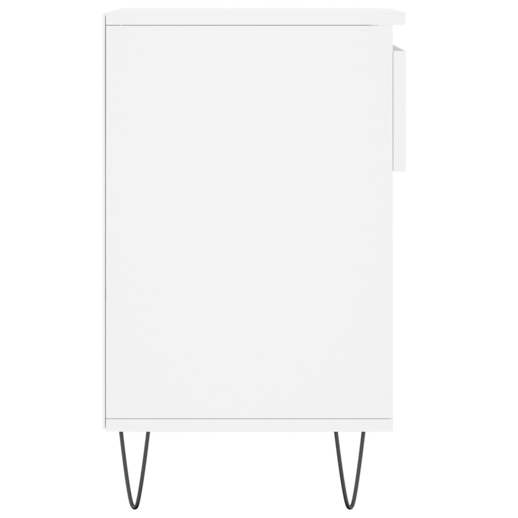 Scarpiera Bianca 102x36x60 cm in Legno Multistrato - homemem39