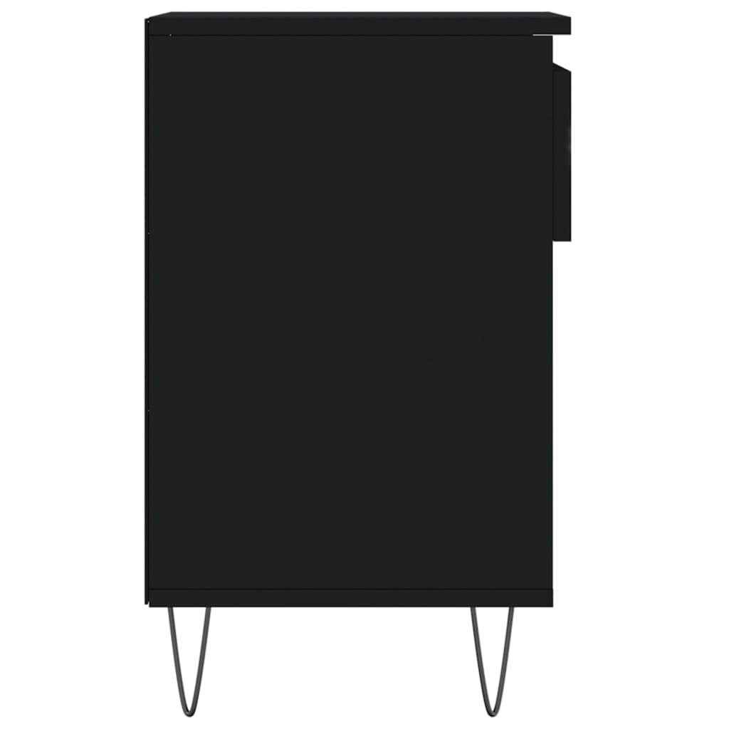 Scarpiera Nera 102x36x60 cm in Legno Multistrato - homemem39