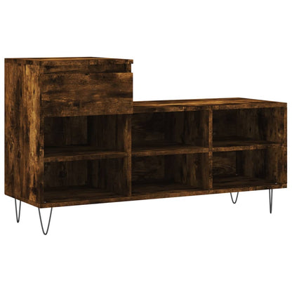 Scarpiera Rovere Fumo 102x36x60 cm in Legno Multistrato - homemem39