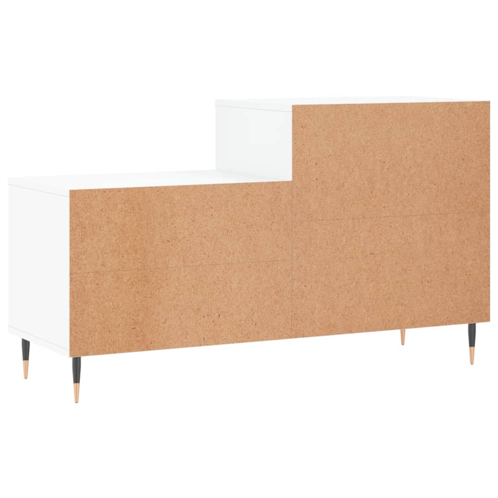 Scarpiera Bianca 102x36x60 cm in Legno Multistrato - homemem39