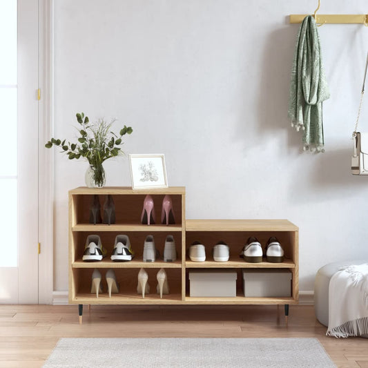Scarpiera Rovere Sonoma 102x36x60 cm in Legno Multistrato - homemem39
