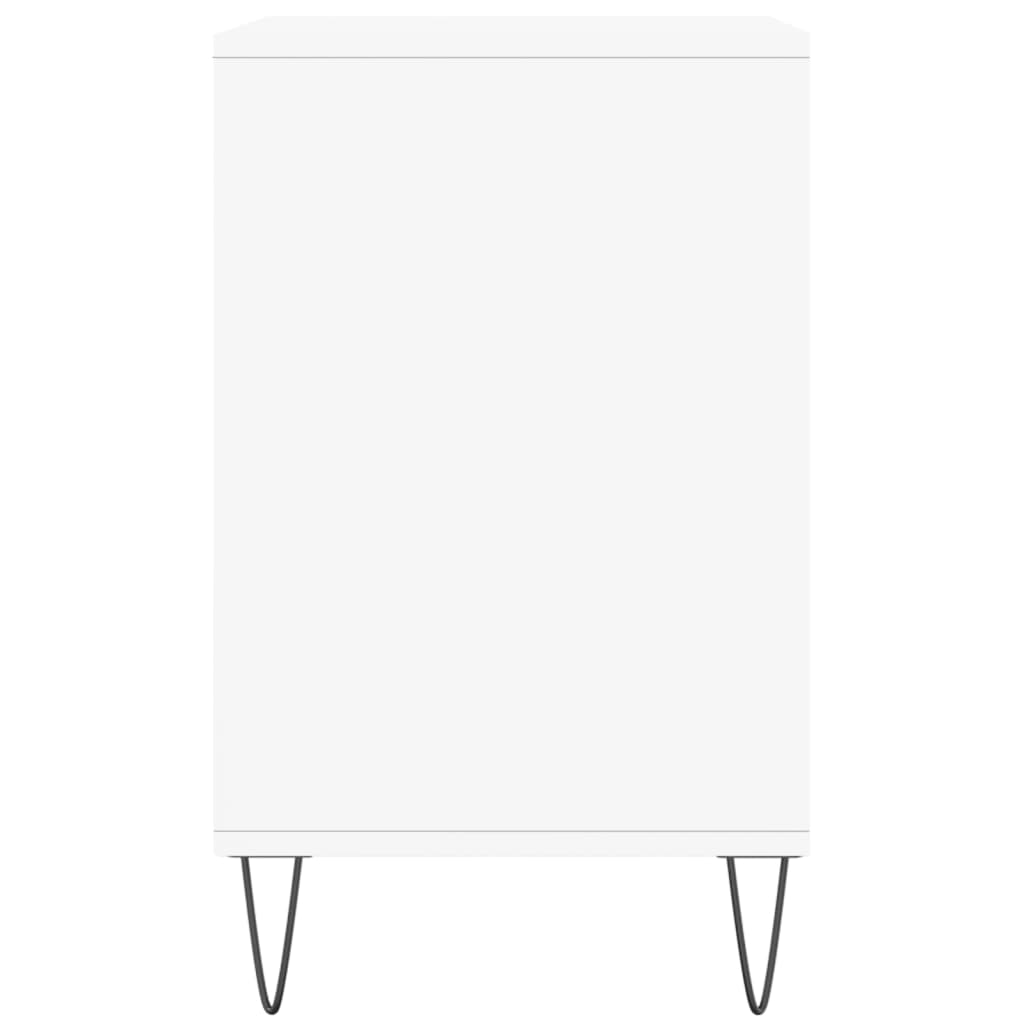 Scarpiera Bianca 102x36x60 cm in Legno Multistrato - homemem39