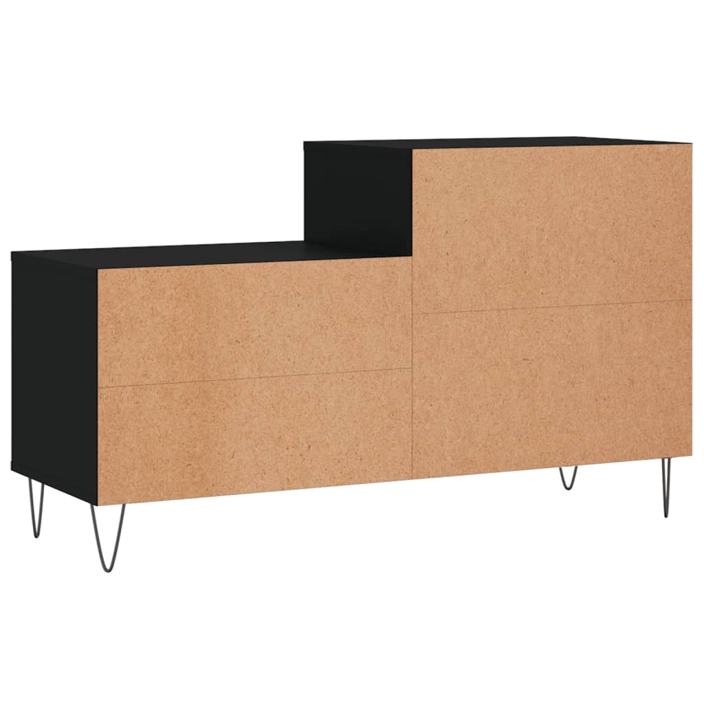 Scarpiera Nera 102x36x60 cm in Legno Multistrato - homemem39