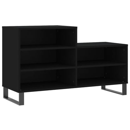 Scarpiera Nera 102x36x60 cm in Legno Multistrato - homemem39