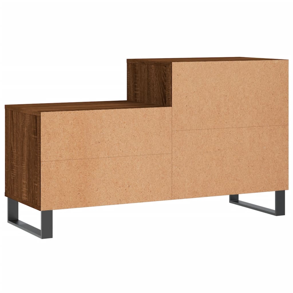 Scarpiera Rovere Marrone 102x36x60 cm in Legno Multistrato - homemem39