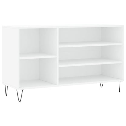 Scarpiera Bianca 102x36x60 cm in Legno Multistrato - homemem39