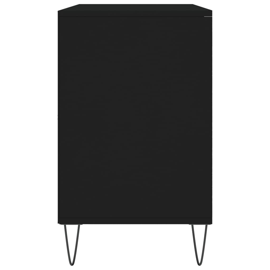 Scarpiera Nera 102x36x60 cm in Legno Multistrato - homemem39