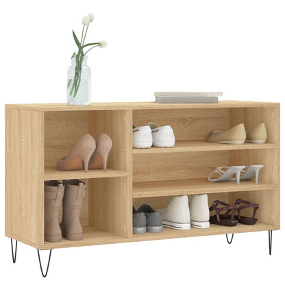 Scarpiera Rovere Sonoma 102x36x60 cm in Legno Multistrato - homemem39