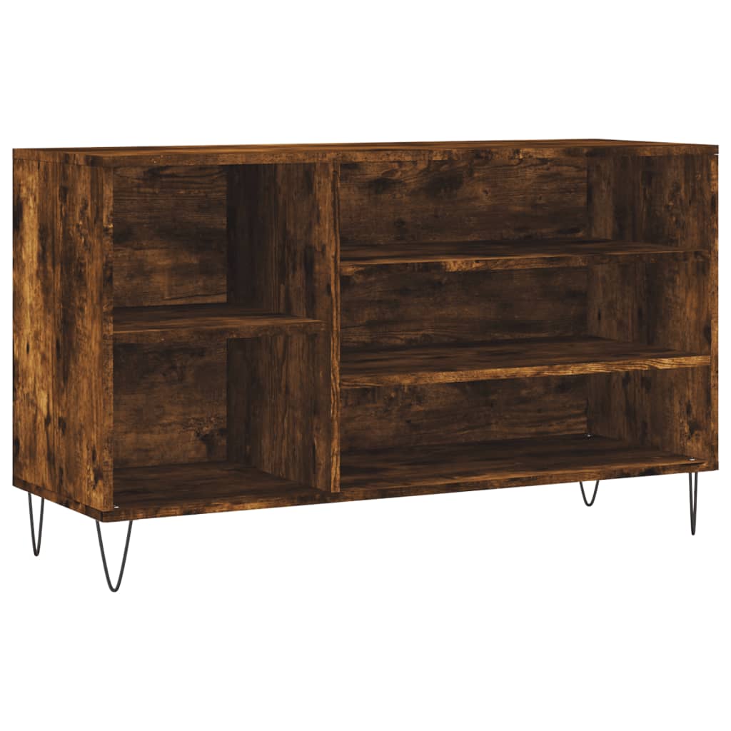 Scarpiera Rovere Fumo 102x36x60 cm in Legno Multistrato - homemem39