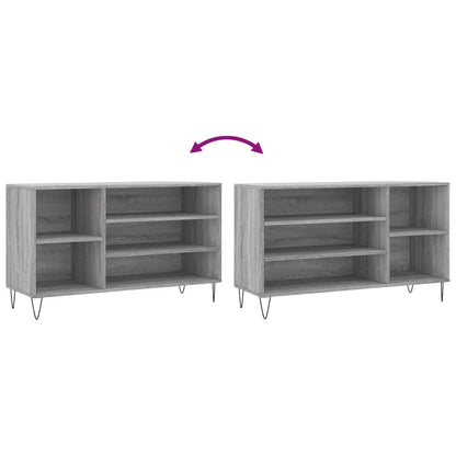 Scarpiera Grigio Sonoma 102x36x60 cm in Legno Multistrato - homemem39