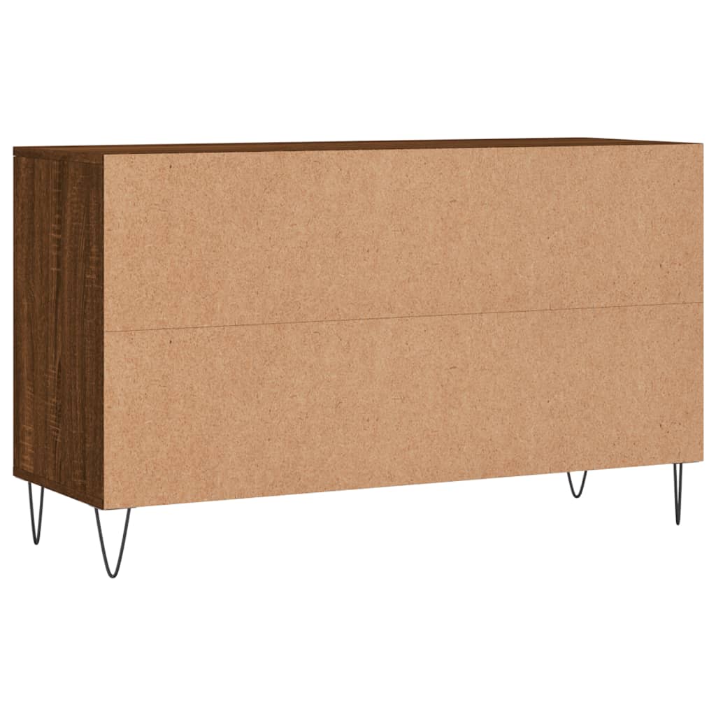 Scarpiera Rovere Marrone 102x36x60 cm in Legno Multistrato - homemem39